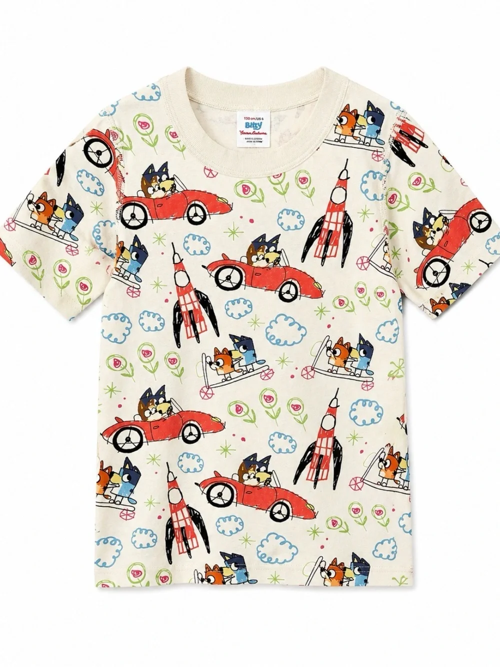Hanna Andersson Bluey pajama top, size 8